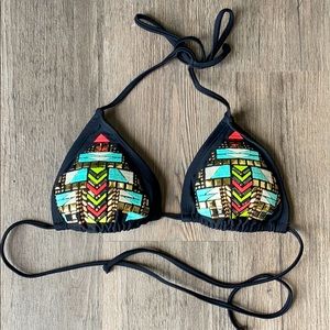 Tribal Triangle Bikini Top
